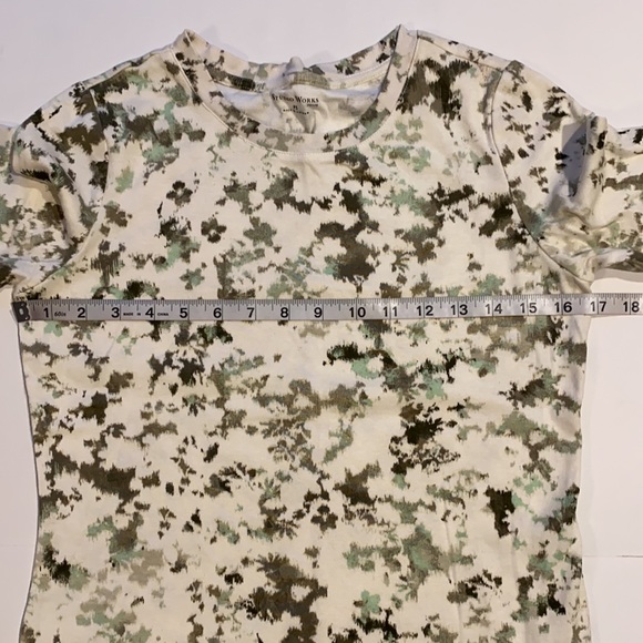 Studio Works Petite Small Crew Neck 3/4 Sleeve Tee Shirt D4 - Picture 8 of 13